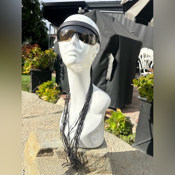 Fendi Accessories - Vintage FENDI FS341L Wrap Tassel Fringe adjustable sunglasses Y2K